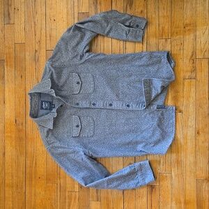 Grayers thick gray medium flannel shirt
